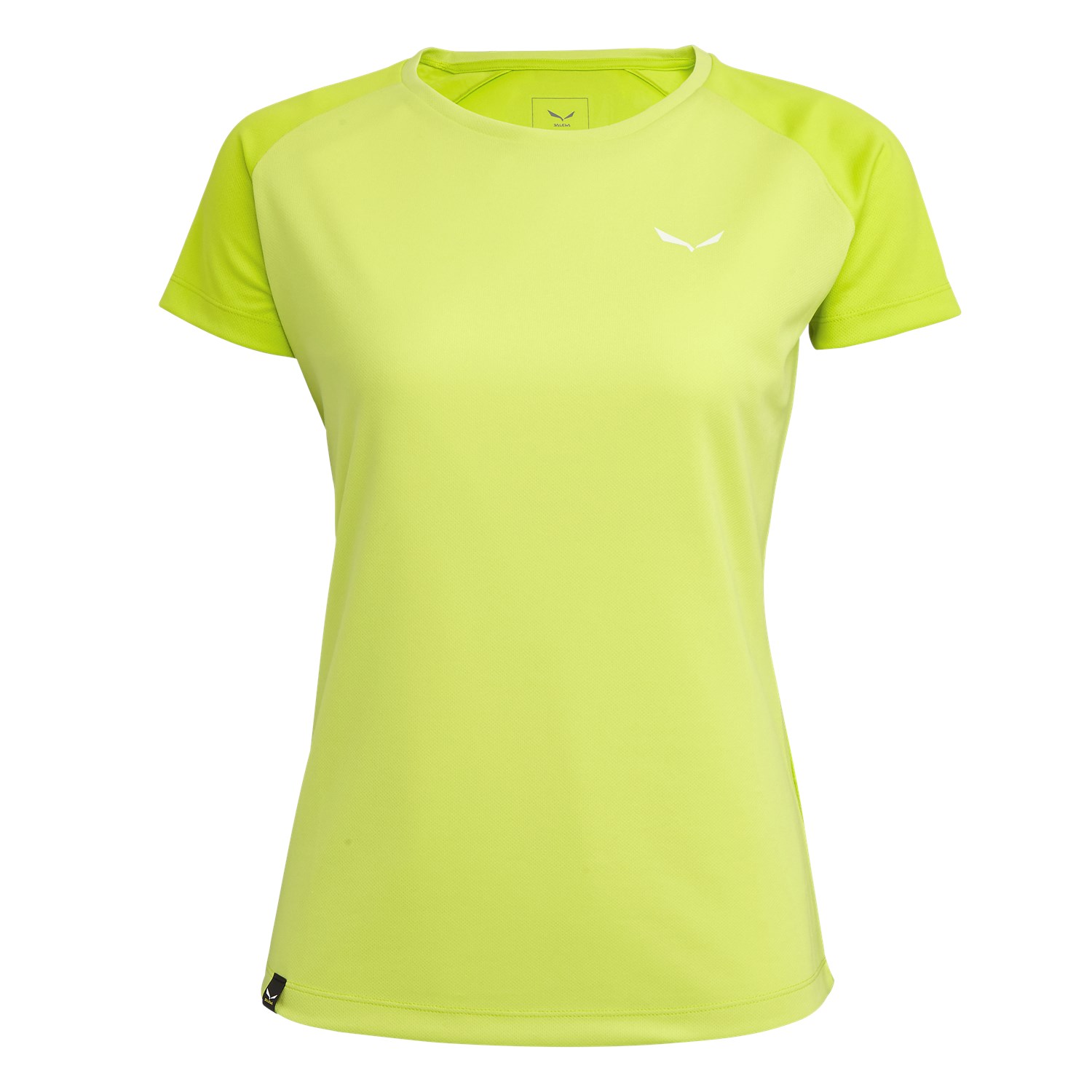 Camisetas Mujer Chile - Salewa Sporty B 3 Dry - Verde/Verde Claro - LPEM-21369